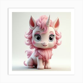 Cute Unicorn 866 Art Print