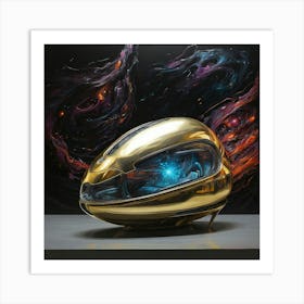 Space Helmet Art Print