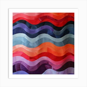 Wavy Wavy Art Print