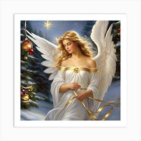 Angel Of Christmas Art Print