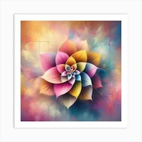 Abstract Flower 10 Art Print