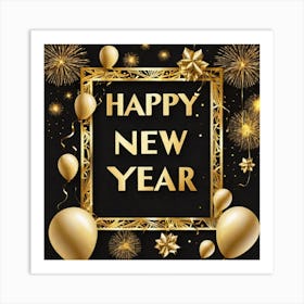 Happy New Year 31 Art Print