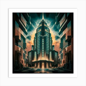 Futuristic Skyscraper 5 Art Print