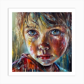 Child With Blue Eyes Art Print