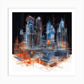 Cityscape Art Print