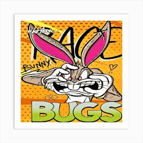 Bugs Crazy Art Print