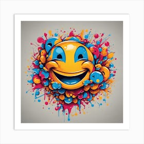 Smiley Face 8 Art Print