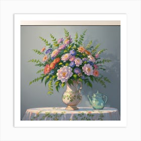 Flowers In A Vase Art Print