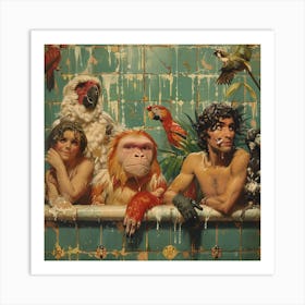 'The Bath' 1 Art Print