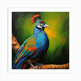 HIMALAYAN MONAL BIRD 1 Art Print