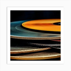 Vinyl Records 11 Art Print