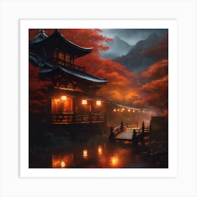 Asian Painting Art Print