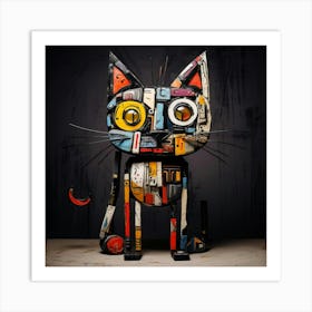 Mechanical Cat Art Print