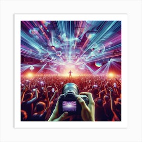 Dj In A Club Art Print