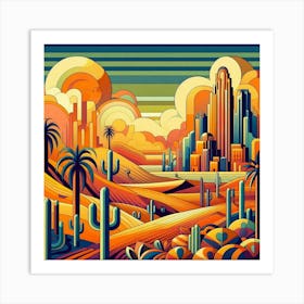 California Desert Art Print