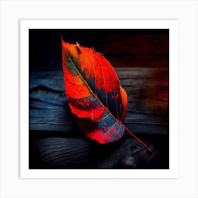 Autumn Leaf Art Print