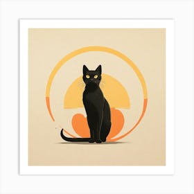 Black Cat 3 Art Print