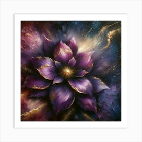 Purple Flower 3 Art Print