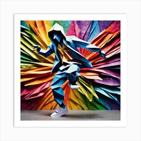 Origami Dancer 131 Art Print