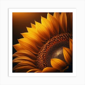 Sunflower 8 Art Print