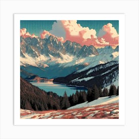 Alpine Serenity 1 1 Art Print