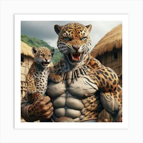 Jaguar Cub Art Print