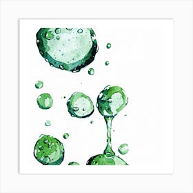 Water Droplets 1 Art Print