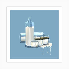 Milk And Dairy Art Print