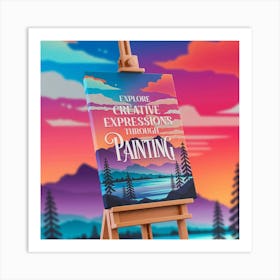 Explore Creative Expression Through Painting Art Print