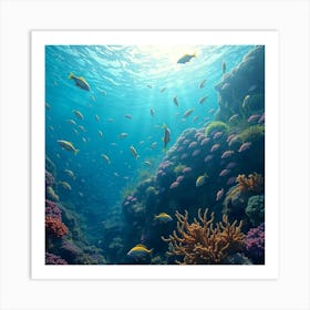 Coral Reef31 Art Print