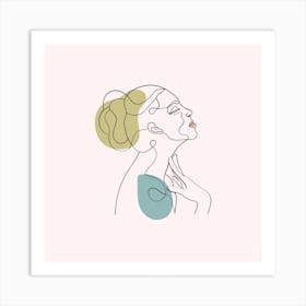 Portrait Of A Woman 5 Art Print