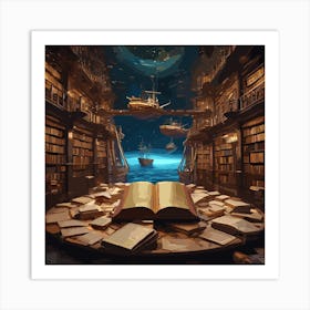 Library Art Print