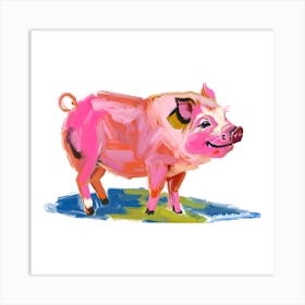 Duroc Pig 01 Art Print