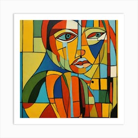 "Cubist art." Art Print