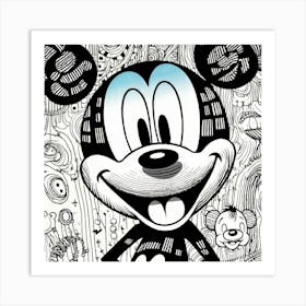 Mickey Reimagined 7 Art Print