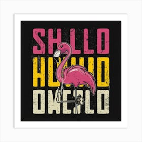 Pink Flamingo 7 Art Print