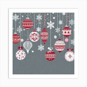 Christmas Decorations 2 Art Print