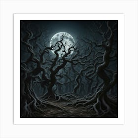 Dark Forest 9 Art Print