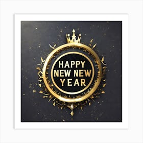 Happy New Year 14 Art Print