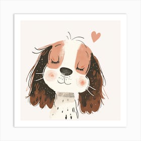 Dog Illustration Art Print