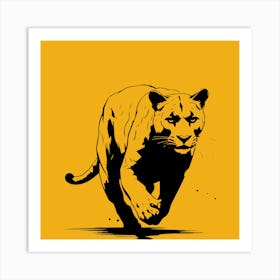 Fast Puma Art Print