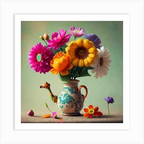 Flowers In A Vase 1 Art Print