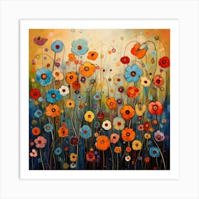 Poppies Canvas Print Art Print