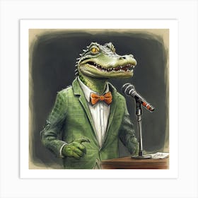 Alligator 4 Art Print