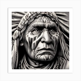 Indian Chief 2 1 Art Print