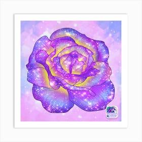 Purple Rose Art Print