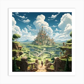 Castle In The Sky 1 Art Print