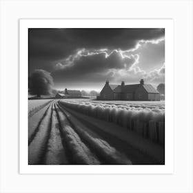 Black And White Infrared Photography Art Print