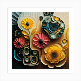 Flowers In A Vase 31 Art Print