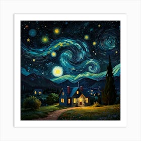 Starry Night 9 Art Print